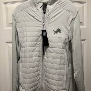 Signature Women's Light Gray Detroit Lions Jacket